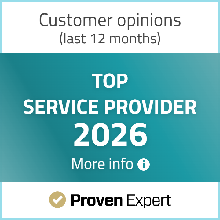 ProvenExpert Top Service Provider 2026 Award